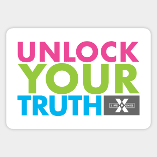 Unlock Your Truth in color Sticker